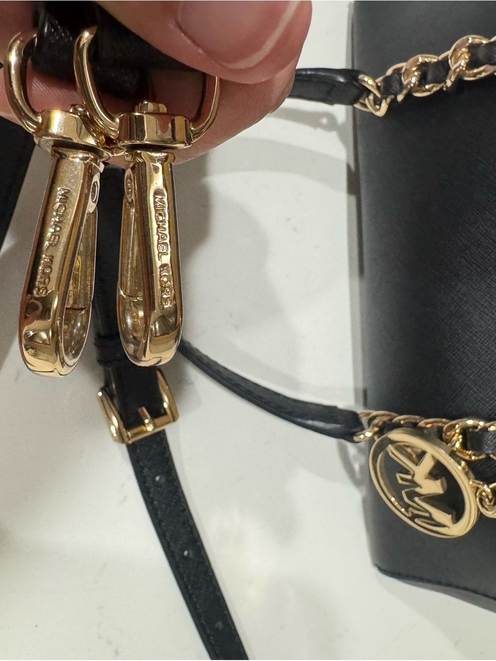Michael Kors Black/Gold Tote - Picture 7 of 16